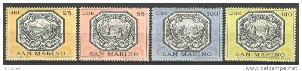 Saint-Marin N° 804 à 807 ** - Unused Stamps