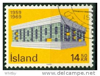 Iceland 1969 14.50k Europa Issue #407 - Used Stamps