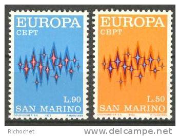 Saint-Marin N° 808 à 809 ** - Unused Stamps