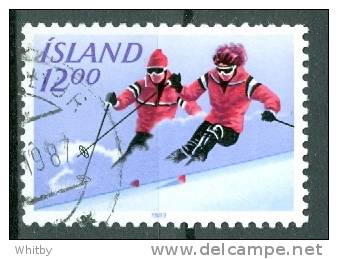 Iceland 1983 12k Skiing #578 - Oblitérés