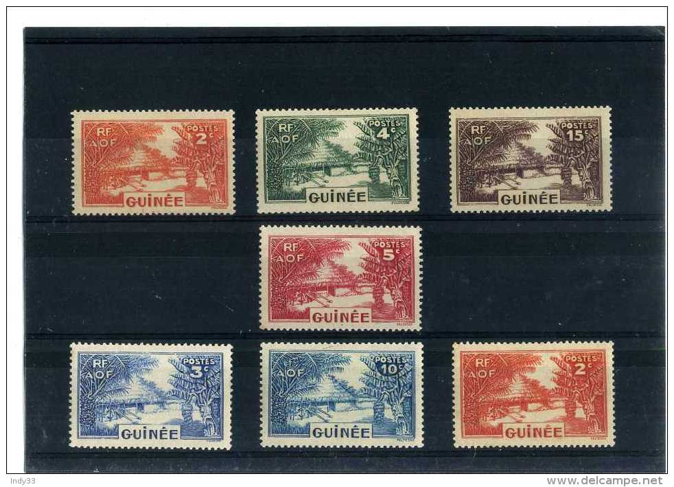 - FRANCE COLONIES .  TIMBRES DE GUINEE FRANCAISE . NEUFS - Nuovi