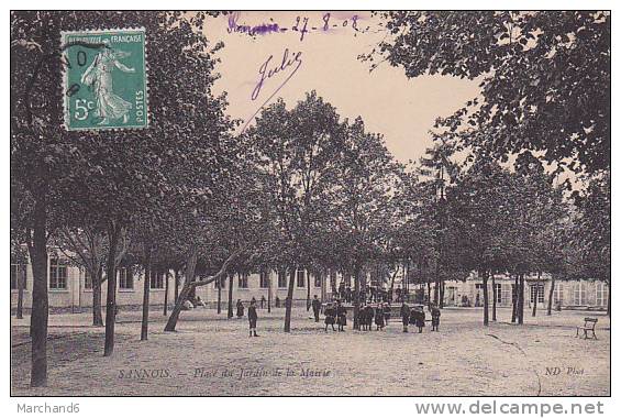 95 SANNOIS.PLACE DU JARDIN DE LA MAIRIE ..ENFANTS - Sannois