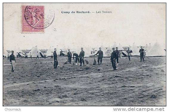 37 CAMP DU RUCHARD 1906  LES TENTES - Other & Unclassified