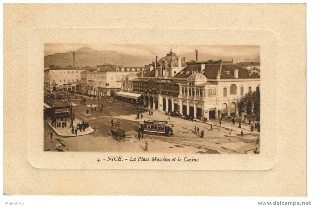 CPA NICE (Alpes Maritimes) - La Place Masséna Et Le Casino - Places, Squares