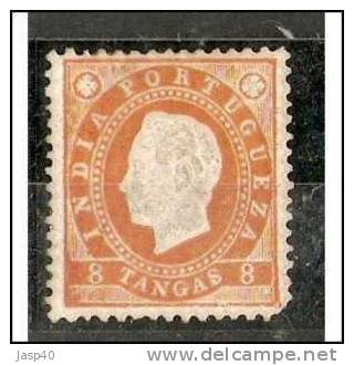 INDIA PORTUGUESA AFINSA 138 12 1/2 - NOVO COM CHARNEIRA - MH - Portugees-Indië