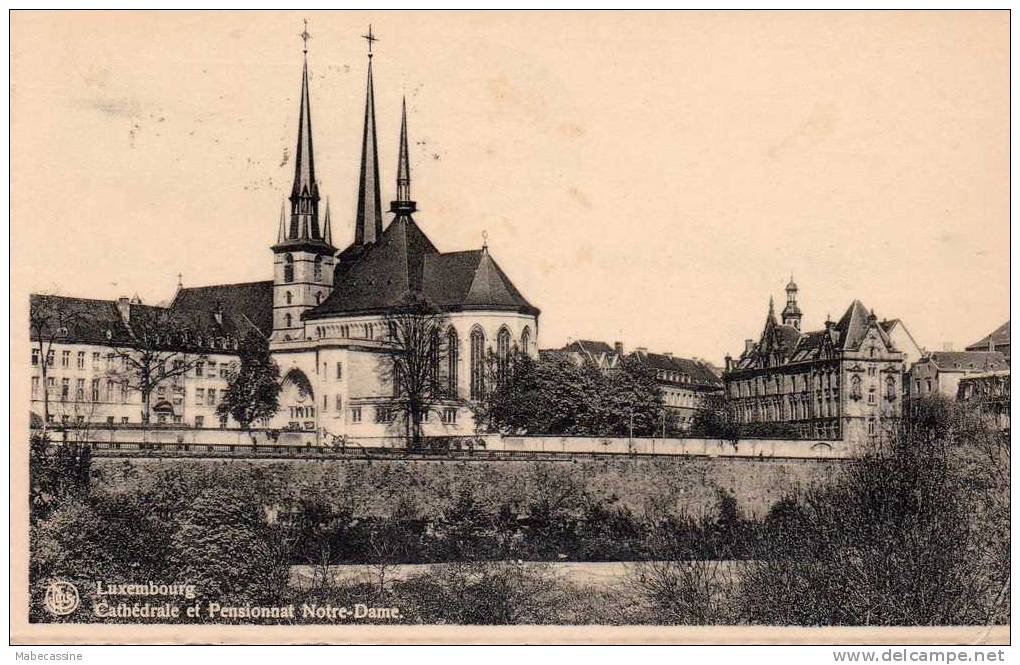 Luxembourg Catédrale Et Pensionnat Notre Dame Cpsm - Luxembourg - Ville