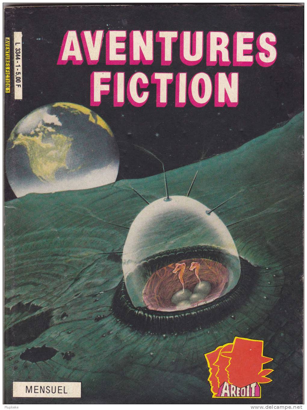 Aventures Fiction 01 Septembre 1986 Aredit - Aventures Fiction