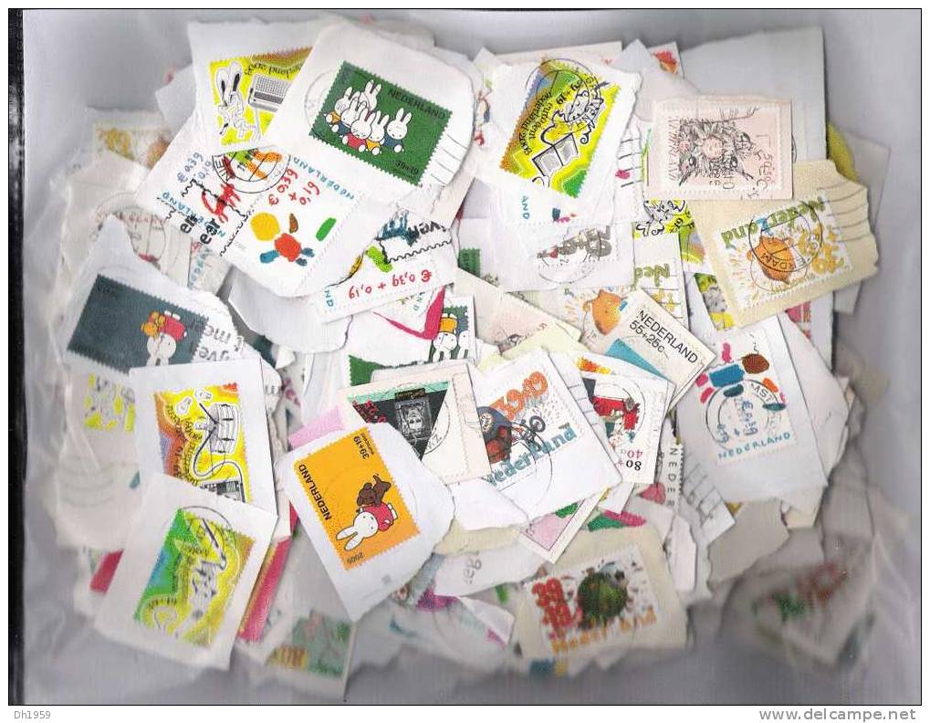 LOT PAYS BAS HOLLAND NIEDERLAND ENV. 500 TIMBRES SURTAXE SUR FRAGMENT - Autres & Non Classés