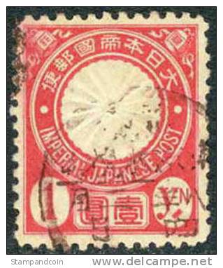 Japan #84 Used 1y Carmine From 1888 - Oblitérés