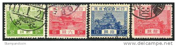 Japan 194-97 Used Set From 1926-37 - Oblitérés