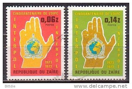 Zaire  482/83 , O  (E 469)* - Used Stamps
