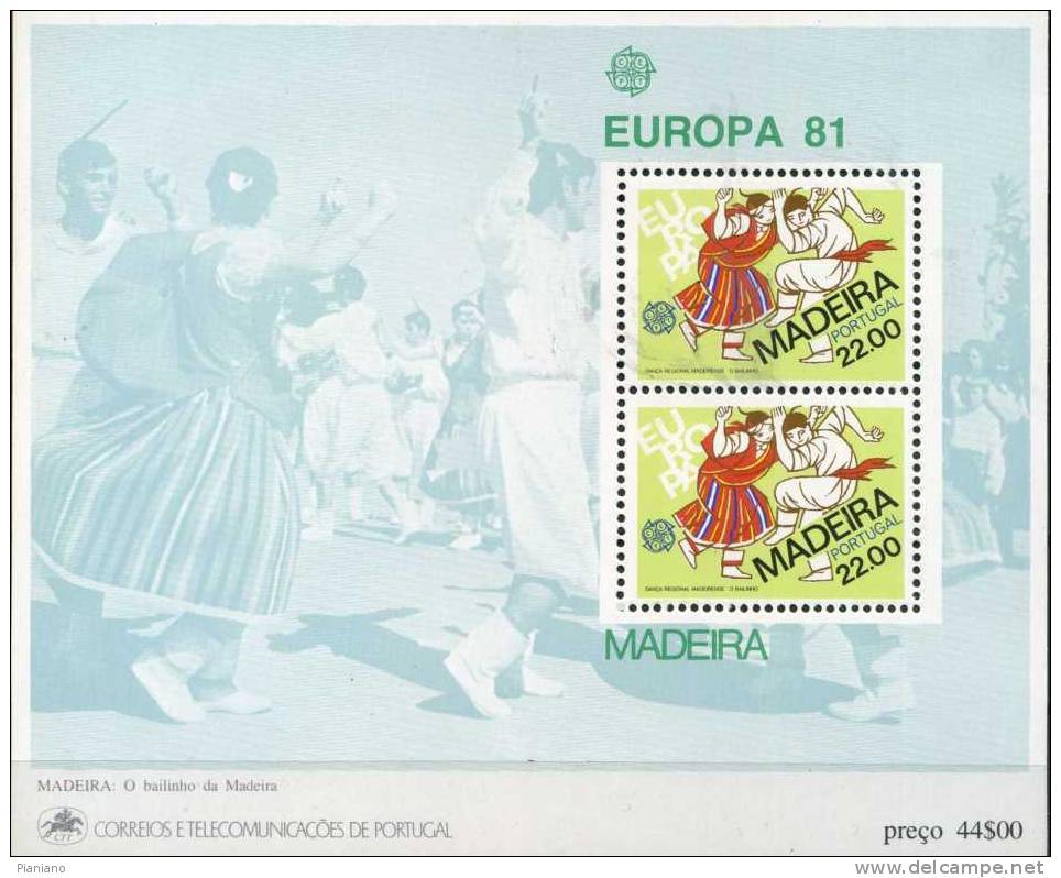 PIA - MADERE - 1981 : Europa - Madère