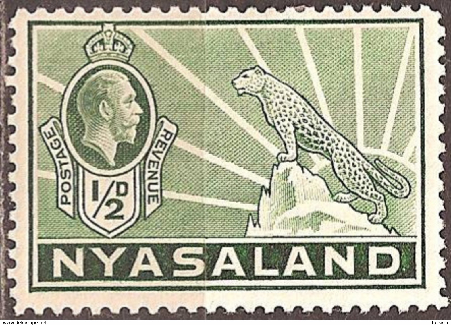 NYASALAND..1934..Michel # 36...MLH. - Nyassaland (1907-1953)