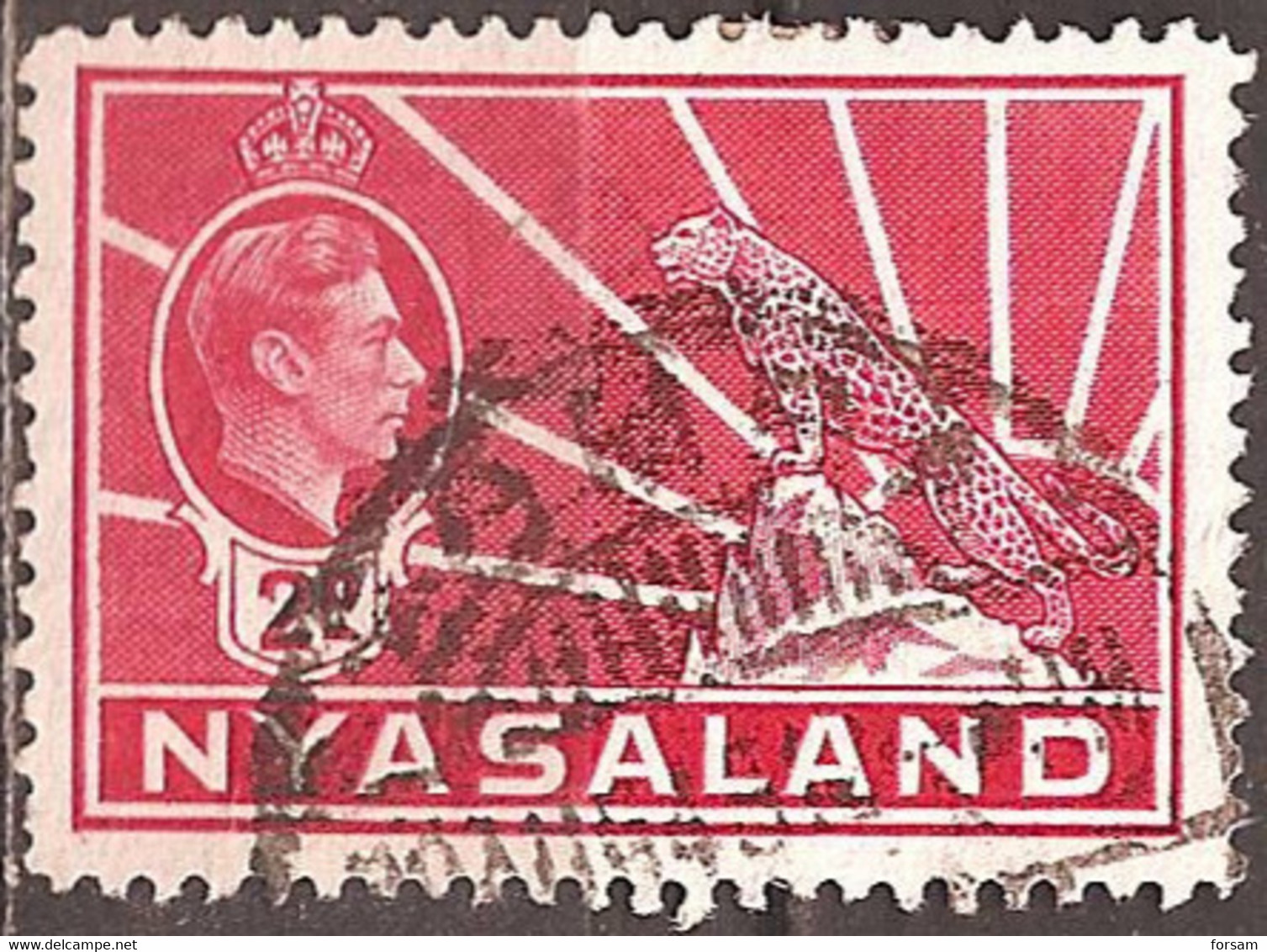 NYASALAND..1938..Michel # 59...used. - Nyasaland (1907-1953)