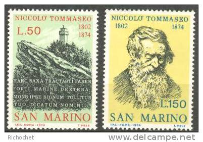 Saint-Marin N° 883 à 884 ** - Unused Stamps