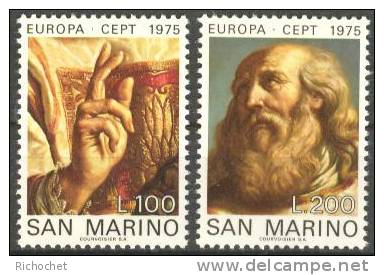 Saint-Marin N° 891 à 892 ** - Unused Stamps