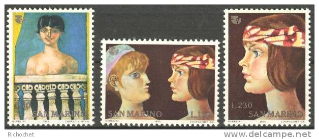 Saint-Marin N° 902 à 904 ** - Unused Stamps