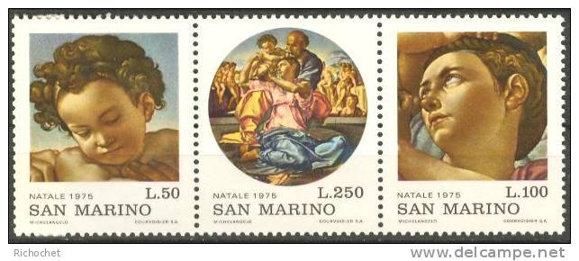 Saint-Marin N° 905 à 907 ** - Unused Stamps