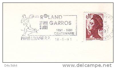 1991 France Paris Louvre Roland Garros Tennis ATP Tournament Tenis - Tennis