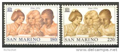 Saint-Marin N° 925 à 926 ** - Unused Stamps