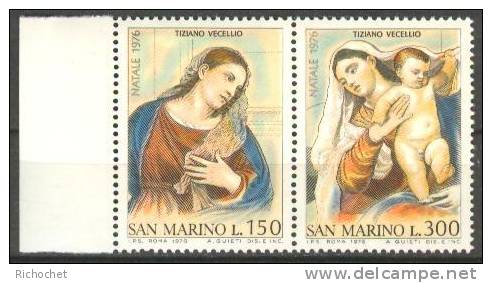 Saint-Marin N° 928 à 929 ** - Unused Stamps