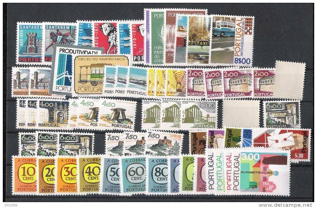 POSTEN DIVERSE PORTUGAL POSTFRISCH MNH 1970er MICHEL 2004-05 ETWA 211,10 EUR - Nuovi