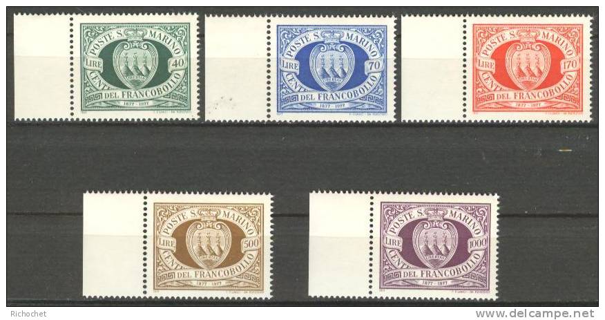 Saint-Marin N° 941 à 945 ** - Unused Stamps