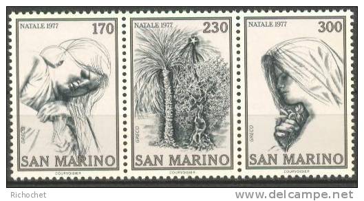 Saint-Marin N° 952 à 954 ** - Unused Stamps