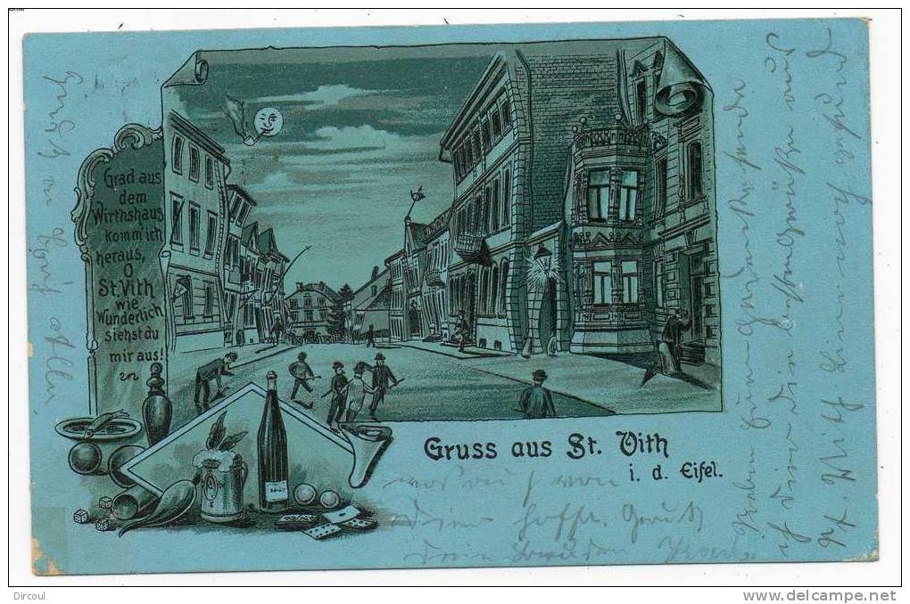 14877  - Gruss  Aus  St  Vith   I.d.  Eifel - Saint-Vith - Sankt Vith