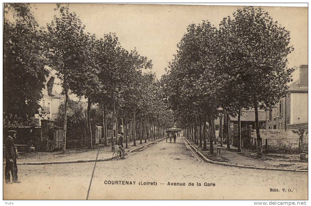 COURTENAY AVENUE DE LA GARE ANIMEE - Courtenay