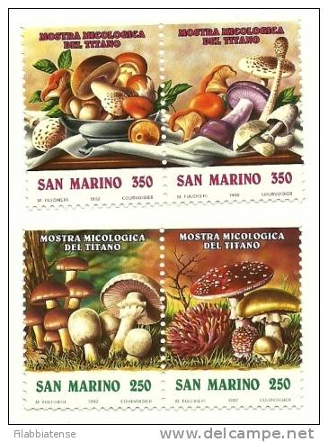 1992 - 1359/62 Funghi   +++++++ - Nuovi