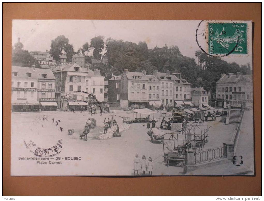 CPA - BOLBEC - PLACE CARNOT - Bolbec