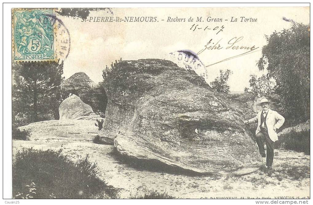 77 St-PIERRE-les-NEMOURS - Rochers De M.Grean - La Tortue - Saint Pierre Les Nemours