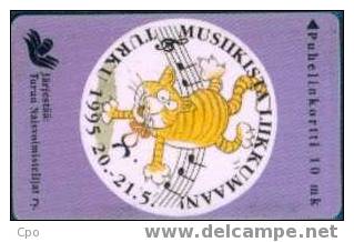 # FINLAND TTT-D184 Musiikista Liikkumaan 10 Magnetic 03.95 Tres Bon Etat - Finlande