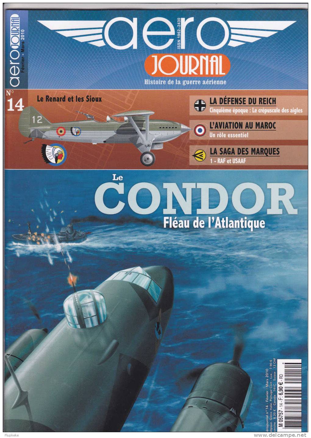 Aéro Journal 14 Février-mars 2010  Le Condor Fléau De L´Atlantique - Luftfahrt & Flugwesen