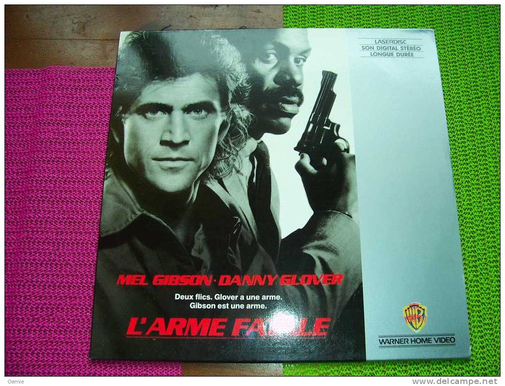 LASERDISC  CDV   °°°  L' ARME FATALE AVEC MEL GIBSON ET DANNY GLOVER ++ - Other Formats