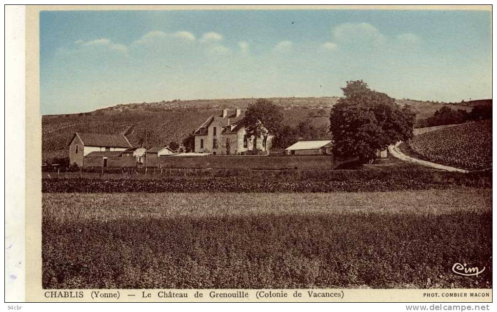 CPA (89) CHABLIS   Le Chateau De Grenouille (colonie De Vacances) - Chablis