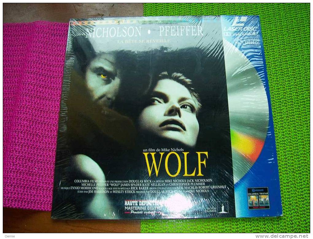 LASERDISC  CDV   °°°  WOLF  LA BETE SE REVEILLE   AVEC JACK NICHOLSON ET MICHELLE PFEIFFER ++++ - Andere Formaten