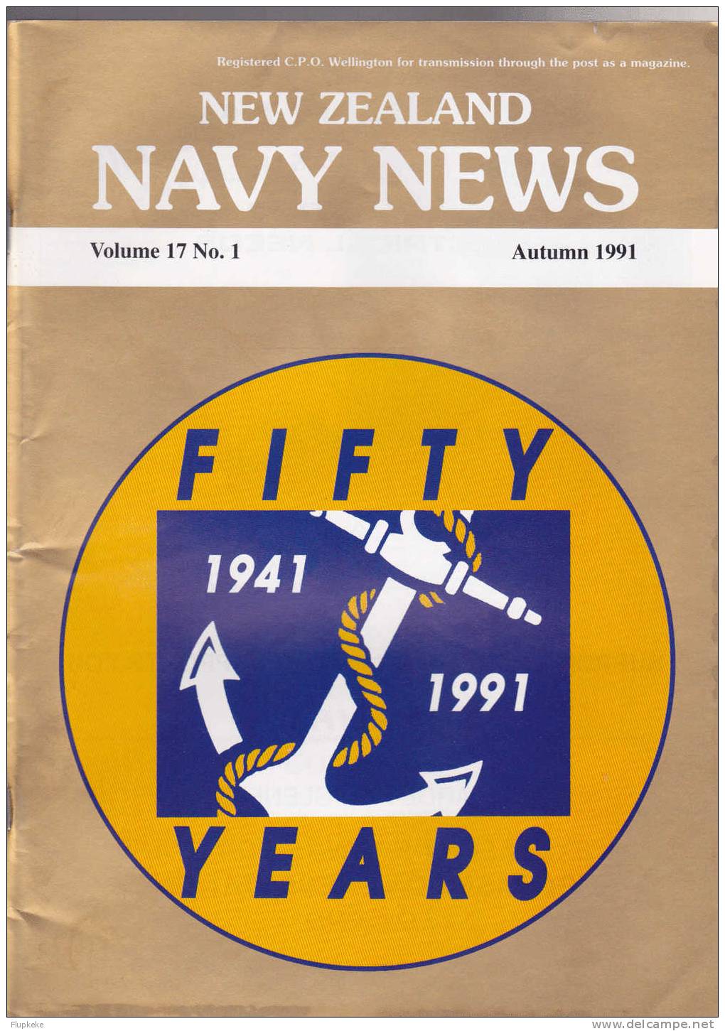 Navy News New Zealand 01 Vol 17 Autumn 1991 - Armée/ Guerre