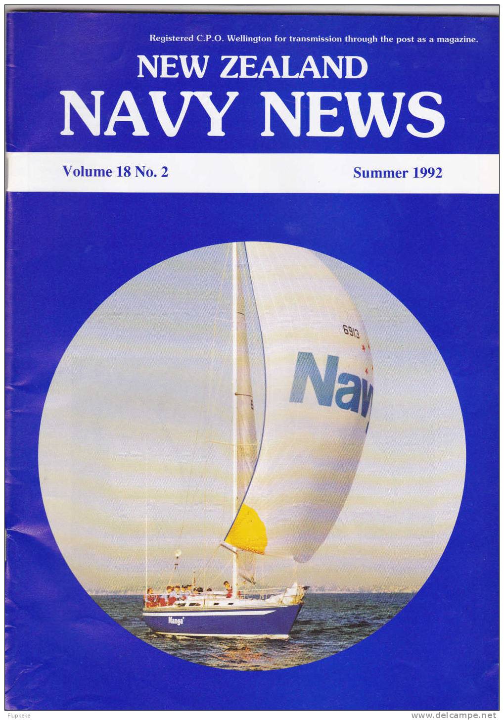 Navy News New Zealand 02 Vol 18 Summer 1992 - Military/ War