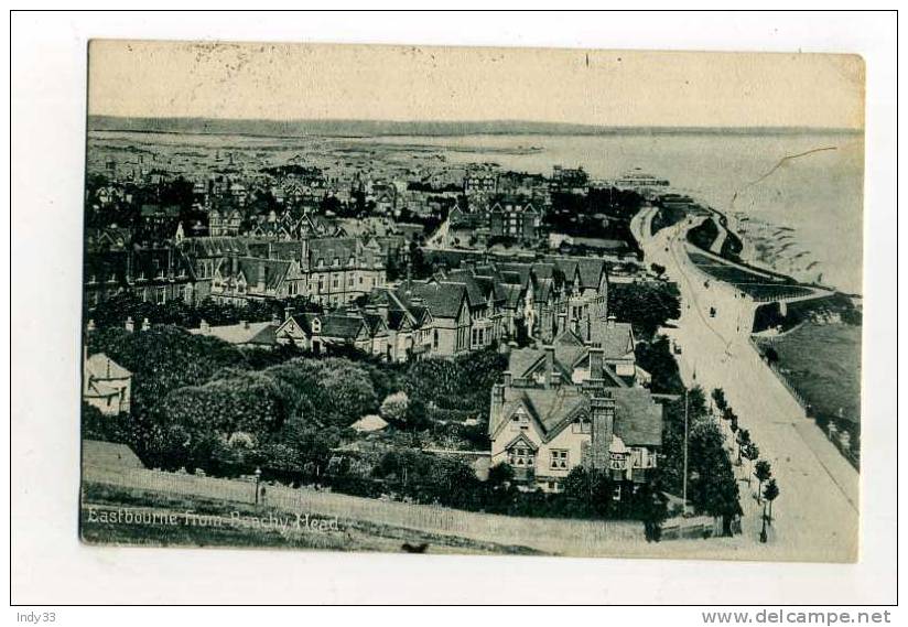 - ANGLETERRE SUSSEX . EASTBOURNE FROM BEACHY HEAD - Eastbourne