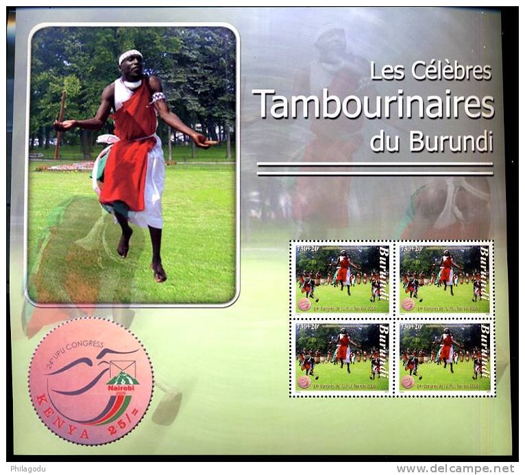 2010      Bloc 151.A.  ++  Tambours Et Danseurs  Cote 55 Euros - Neufs