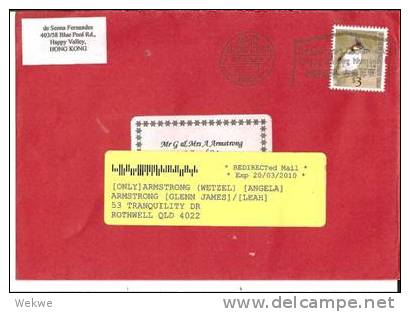 Bl087/  Hong Kong, Brief Mit Vogel, Bird, Pajaro - Briefe U. Dokumente