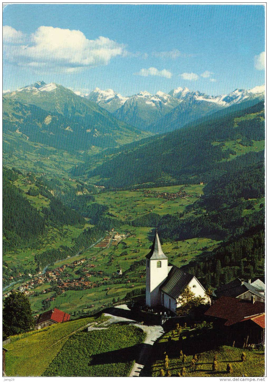 Zwitserland/Schweiz/Suisse, Furna, Mit Jenaz, Fideris Und Silvrettagruppe, Ca. 1980 - Fideris