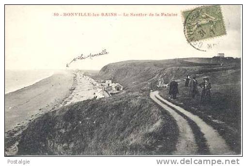 DONVILLE-LES-BAINS  /  LE SENTIER DE LA FALAISE - Other & Unclassified