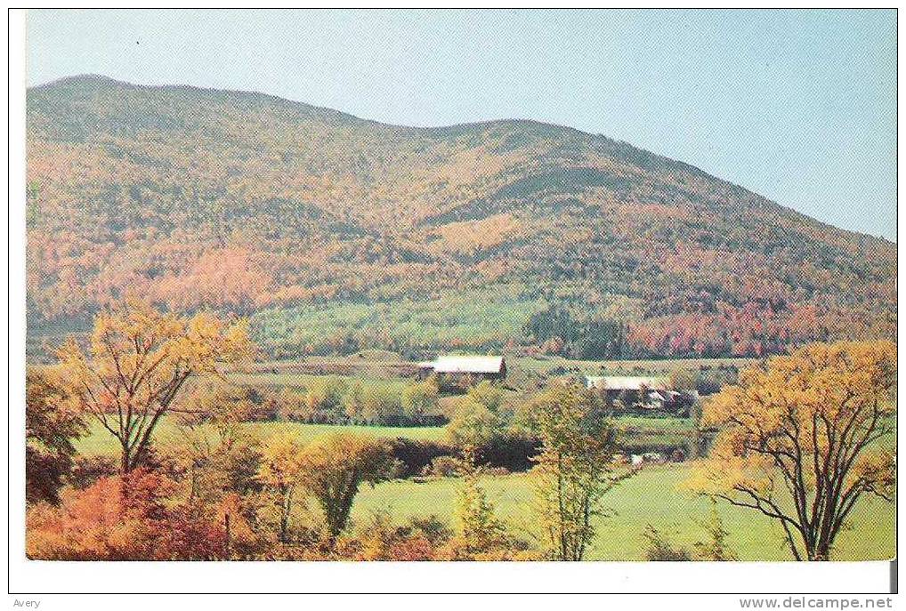 Colebrook, New Hampshire  Village On The Broad Fields At The Confluence Of The Mohawk And Connecticut Rivers - White Mountains