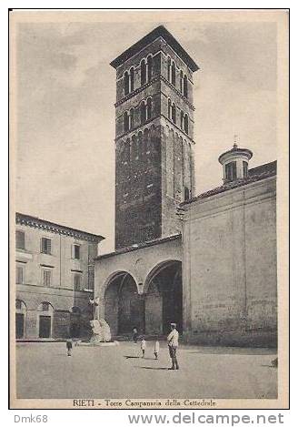 RIETI - TORRE CAMPANARIA DELLA CATTEDRALE - Rieti