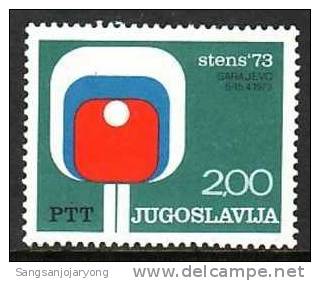 T- Sports, Yugoslavia Sc1136 Table Tennis - Table Tennis