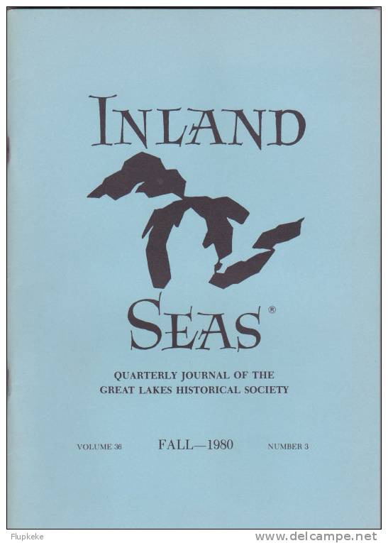 Inland Seas 3 Vol 36 Fall 1980 Quarterly Journal Of The Great Lakes Historical Society - Etats-Unis