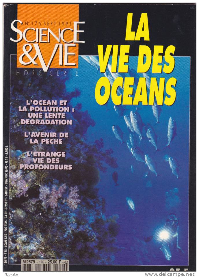 Science Et Vie HS 176 Septembre 1991 La Vie Des Océans - Ciencia